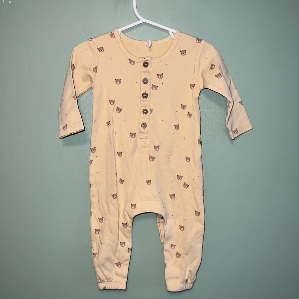 Yellow bear coverall
